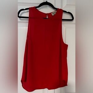 Show Me Your Mumu Sheer Sleeveless Top with Semi Open Back